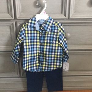 3-Piece Plaid Dress Me Up Set